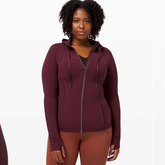 lululemon athletica Tops - Lululemon Hooded Define Jacket *Nulu Cassis Size 8